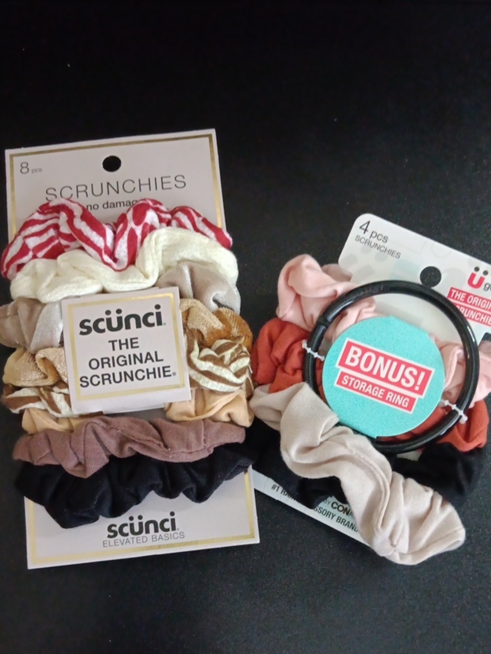 Scrunchie Set with Bonus Storage Ring